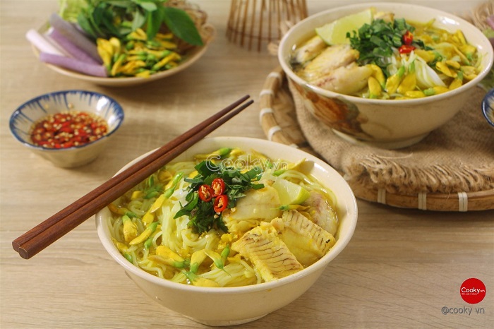 Bún cá Châu Đốc thơm ngon, đậm chất miền Tây